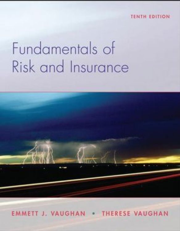 تصویر Fundamentals of Risk and Insurance, 10th Edition