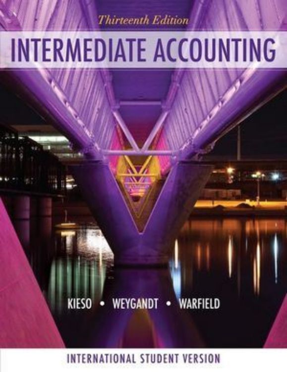 تصویر Intermediate Accounting, International Student Version, 13th Edition