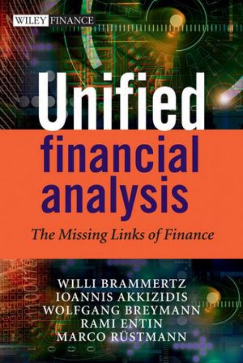 تصویر Unified Financial Analysis : the missing links of finance