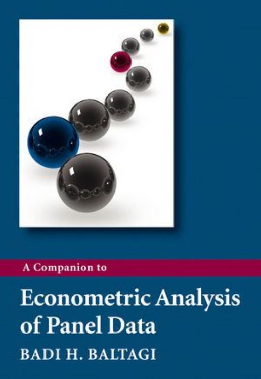 تصویر A Companion to Econometric Analysis of Panel Data