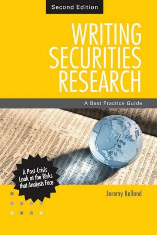 تصویر Writing Securities Research: A Best Practice Guide, 2nd Edition
