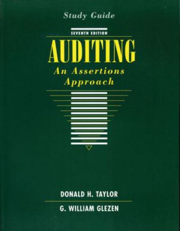 تصویر Auditing: An Assertions Approach, Study Guide, 7th Edition