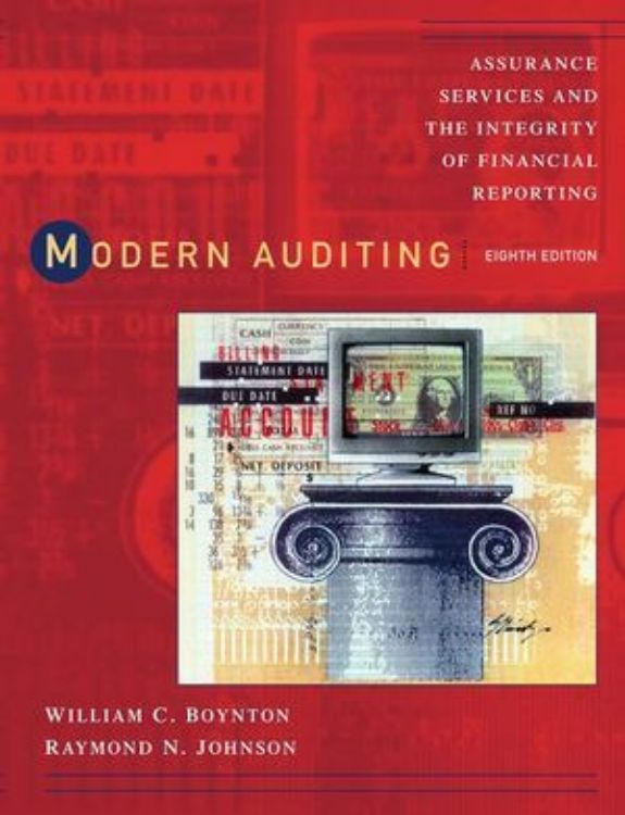 تصویر Modern Auditing: Assurance Services and the Integrity of Financial Reporting, 8th Edition
