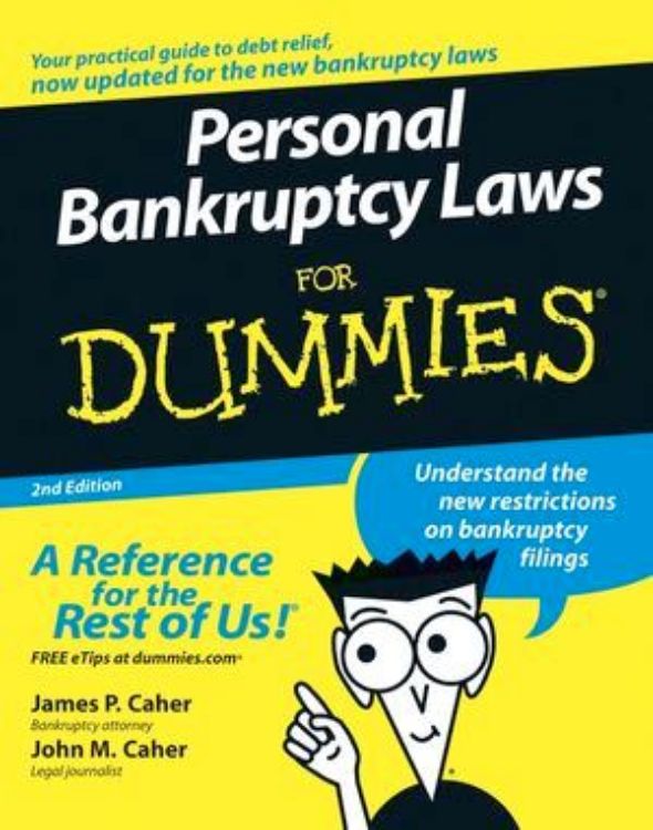 تصویر Personal Bankruptcy Laws For Dummies, 2nd Edition