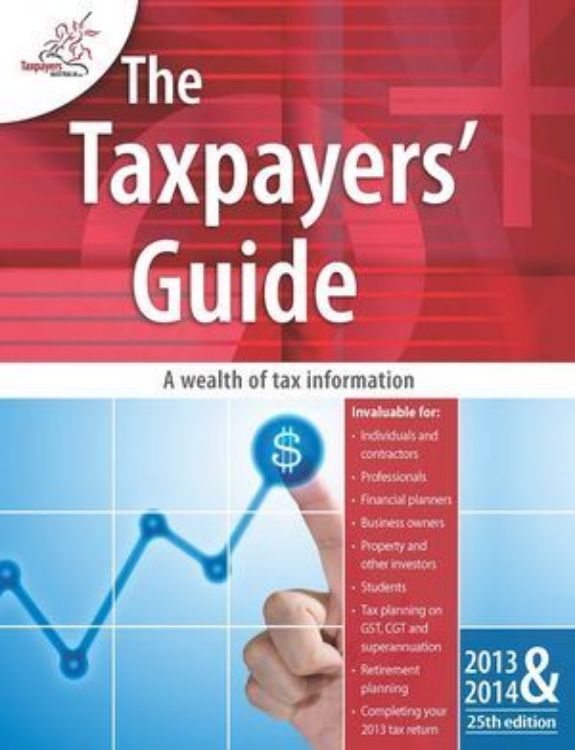 تصویر The Taxpayers' Guide 2013 - 2014, 25th Edition