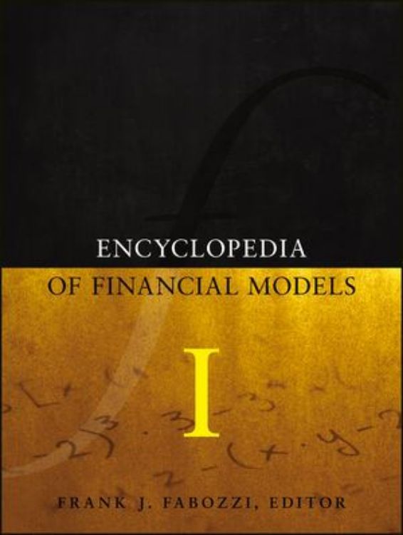 تصویر Encyclopedia of Financial Models, Volume 1