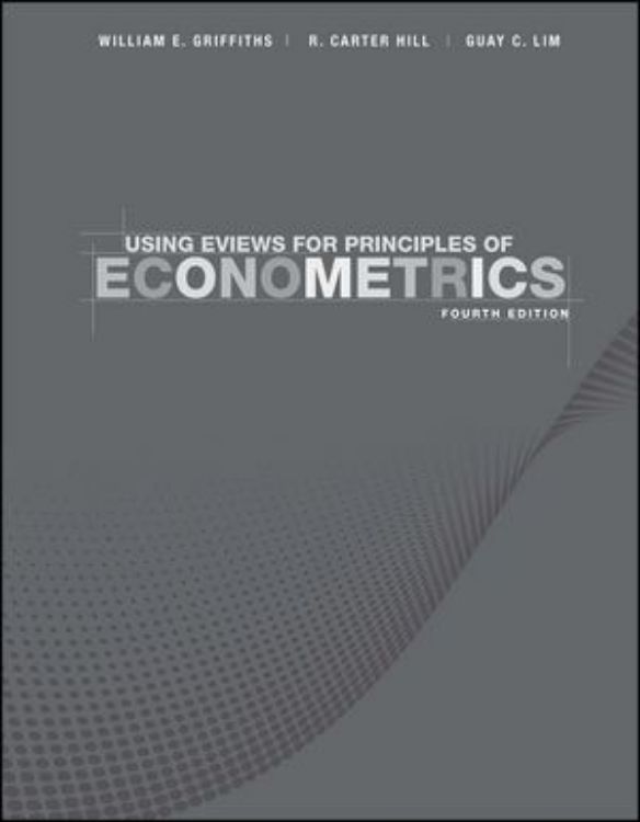 تصویر Using EViews for Principles of Econometrics, 4th Edition