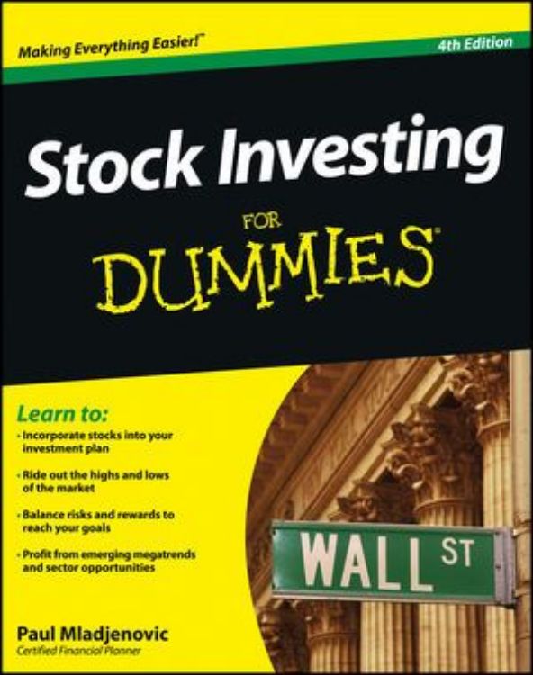 تصویر Stock Investing For Dummies, 4th Edition