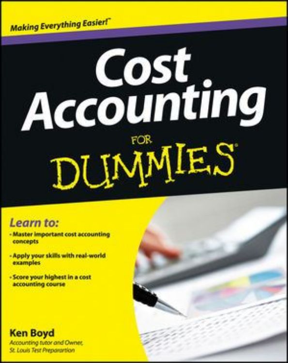 تصویر Cost Accounting For Dummies
