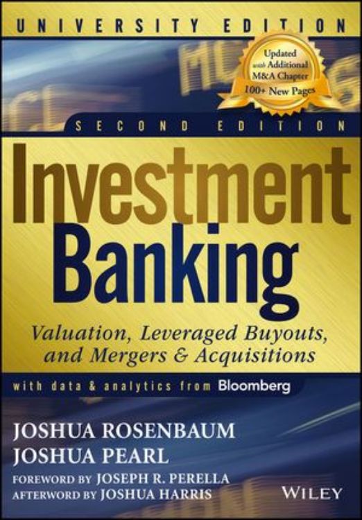 تصویر Investment Banking: Valuation, Leveraged Buyouts, and Mergers and Acquisitions, University 2nd Edition