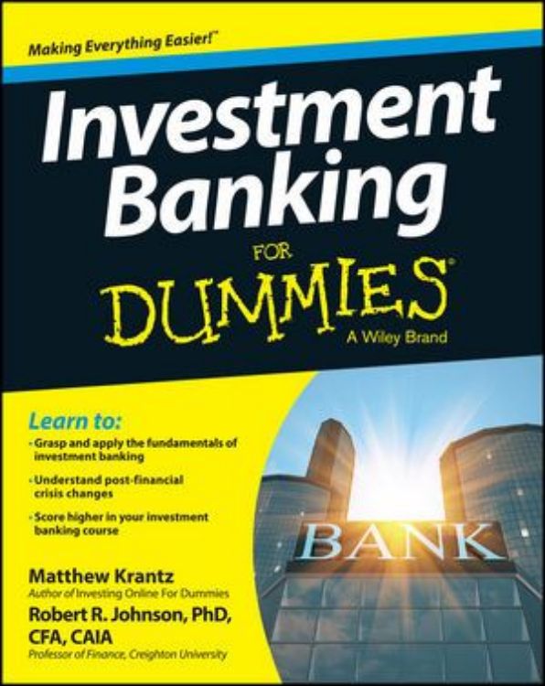 تصویر Investment Banking For Dummies
