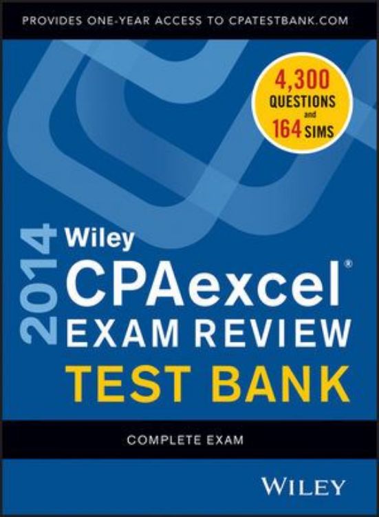 تصویر Wiley CPAexcel Exam Review 2014 Test Bank, Complete Set