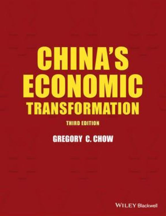 تصویر China's Economic Transformation, 3rd Edition
