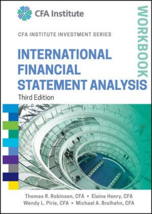 تصویر International Financial Statement Analysis Workbook, 3rd Edition