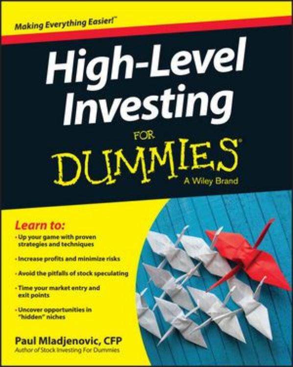 تصویر High Level Investing For Dummies
