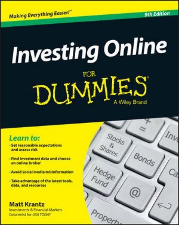 تصویر Investing Online For Dummies, 9th Edition