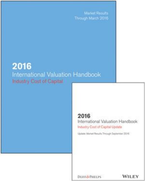 تصویر 2016 International Valuation Handbook: Industry Cost of Capital Flatpack Set