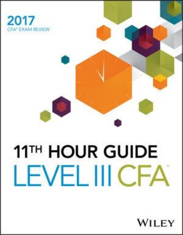 تصویر Wiley 11th Hour Guide for 2017 Level III CFA Exam
