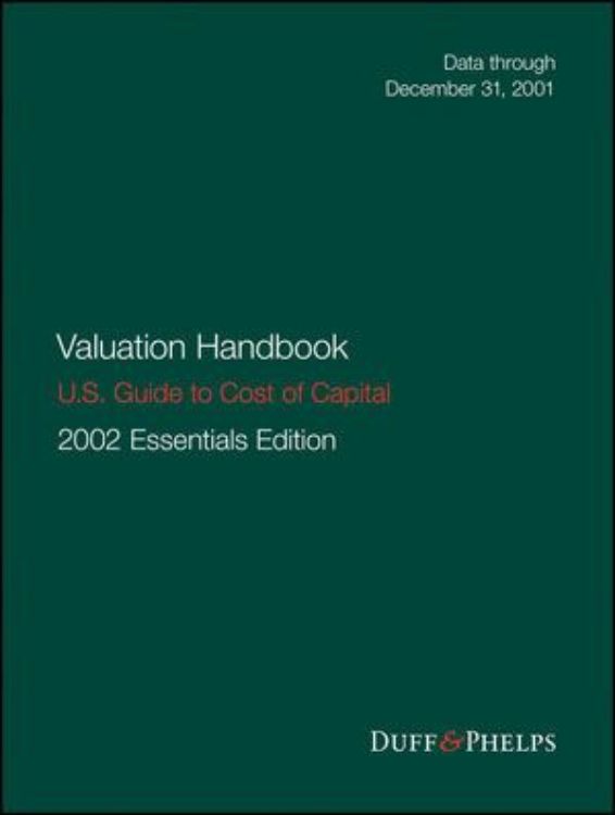 تصویر Valuation Handbook - U.S. Guide to Cost of Capital, 2002 U.S. Essentials Edition