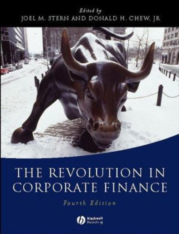 تصویر The Revolution in Corporate Finance, 4th Edition