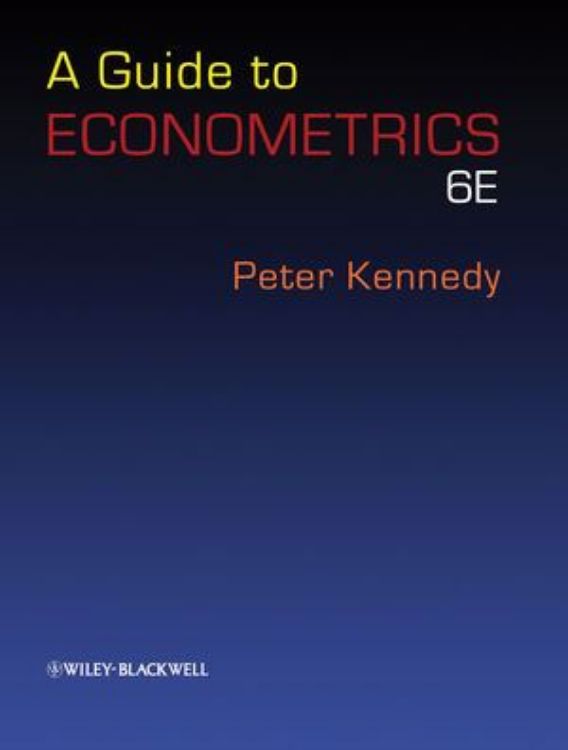 تصویر A Guide to Econometrics, 6th Edition