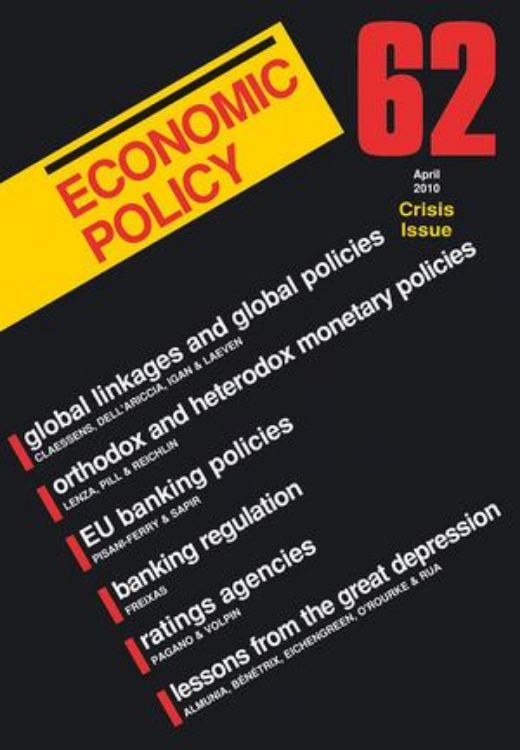 تصویر Economic Policy 62: Financial Crisis Issue