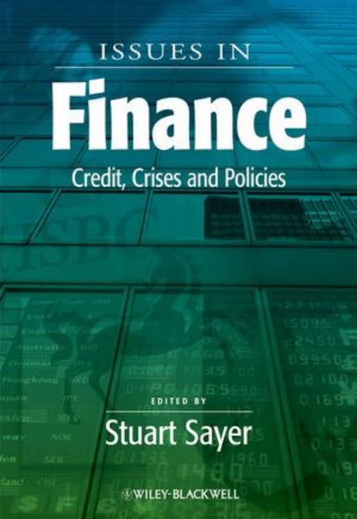 تصویر Issues in Finance: Credit, Crises and Policies