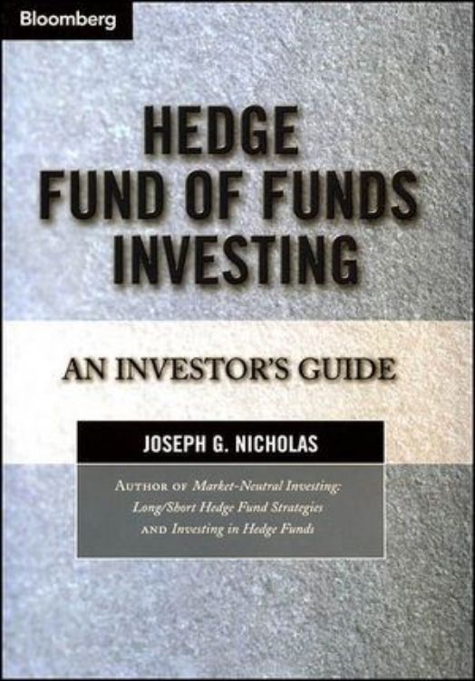 تصویر Hedge Fund of Funds Investing: An Investor's Guide