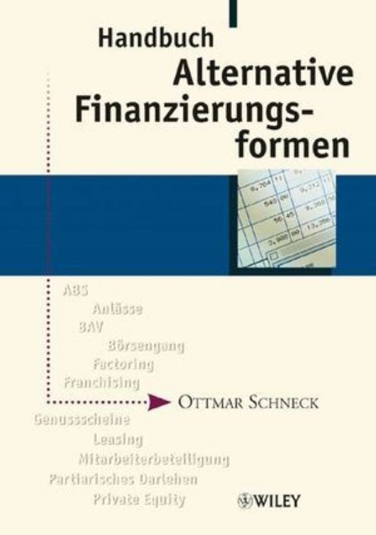 تصویر Handbuch Alternative Finanzierungsformen