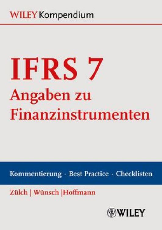 تصویر IFRS 7 - Angaben zu Finanzinstrumenten