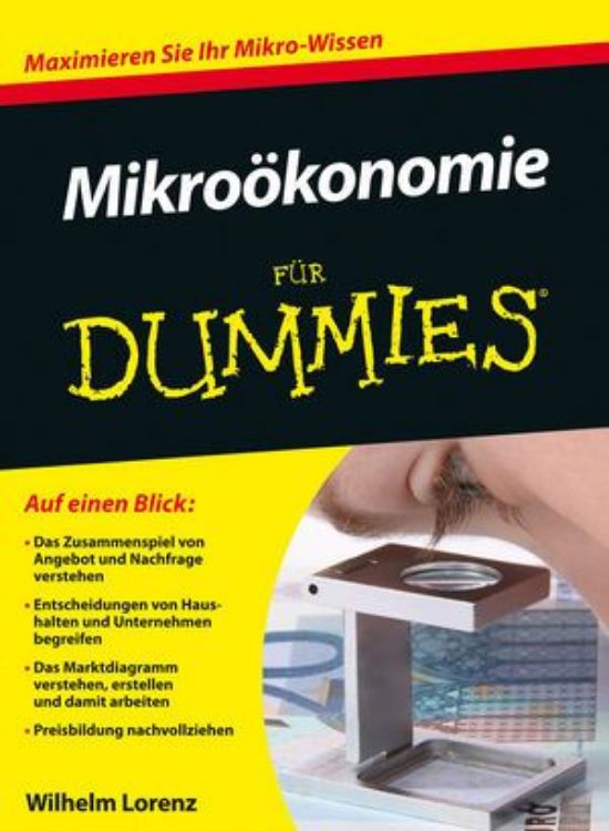 تصویر Mikroökonomie für Dummies