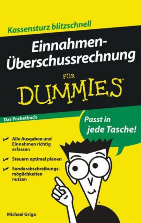 تصویر Einnahmenüberschussrechnung für Dummies Das Pocketbuch