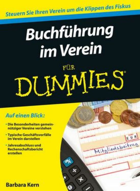 تصویر Buchführung im Verein für Dummies