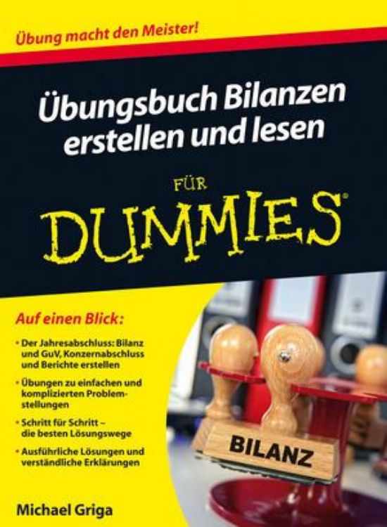 تصویر Übungsbuch Bilanzen erstellen und lesen für Dummies