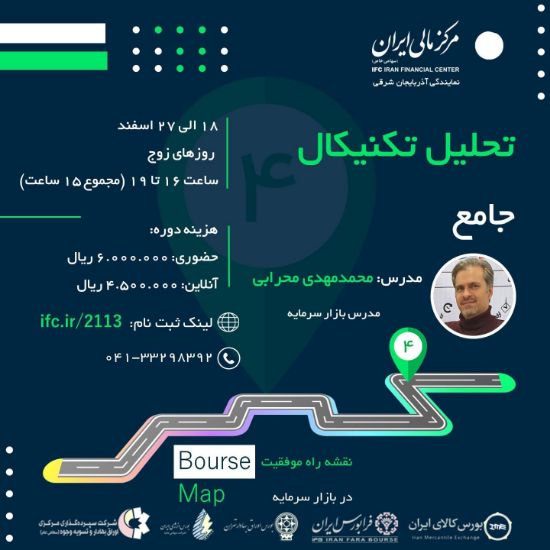 تصویر دوره تحلیل تکنیکال جامع (نمایندگی آذربایجان شرقی)